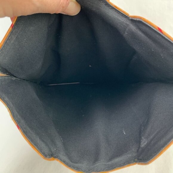 Tooled Faux Leather Paisley Tablet Case - Tan/Green/Red, 10.5"x9" - Picture 4 of 6